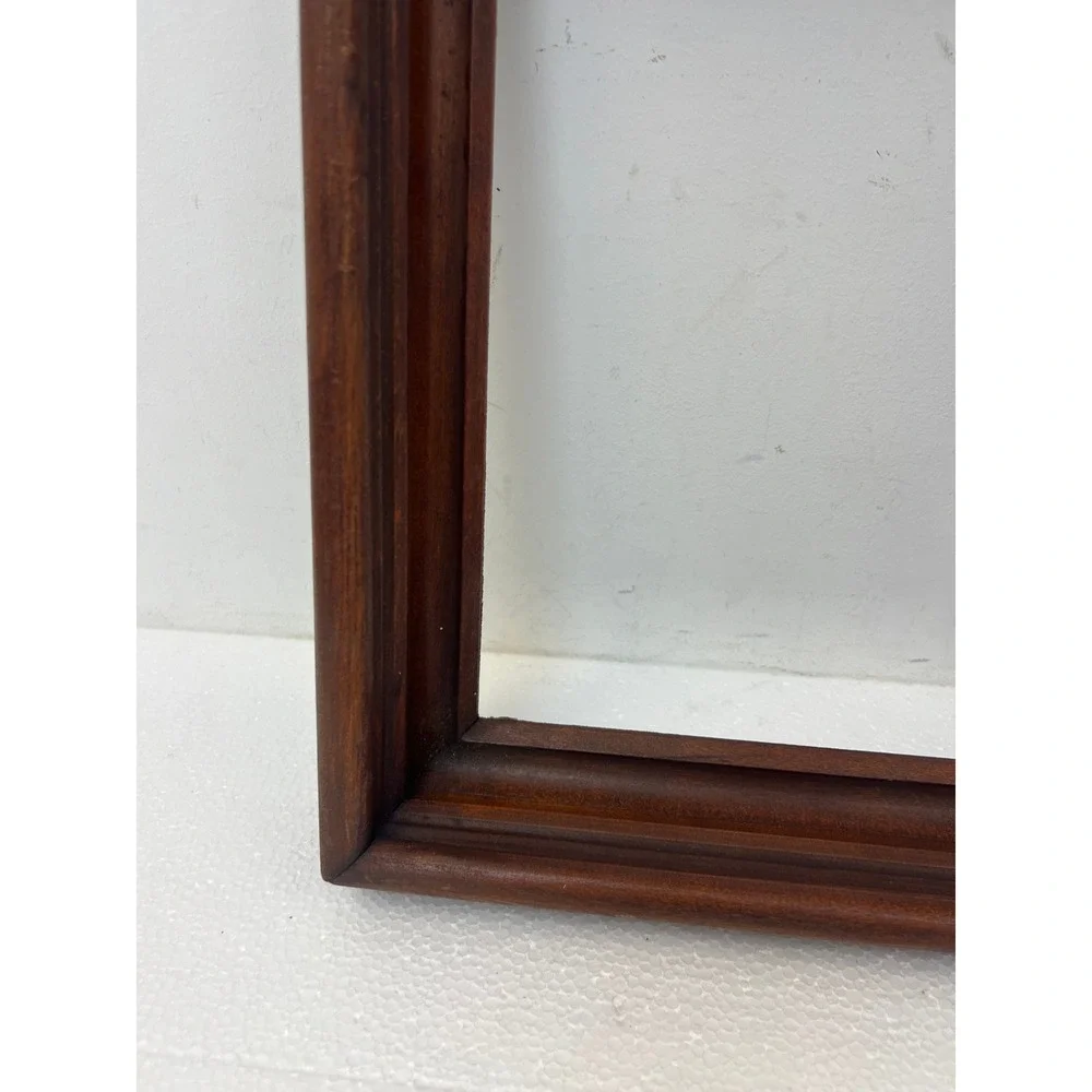 Victorian Antique Carved Deep Wood Picture Frame Fits 9x11 Brown Walnut Wall Art